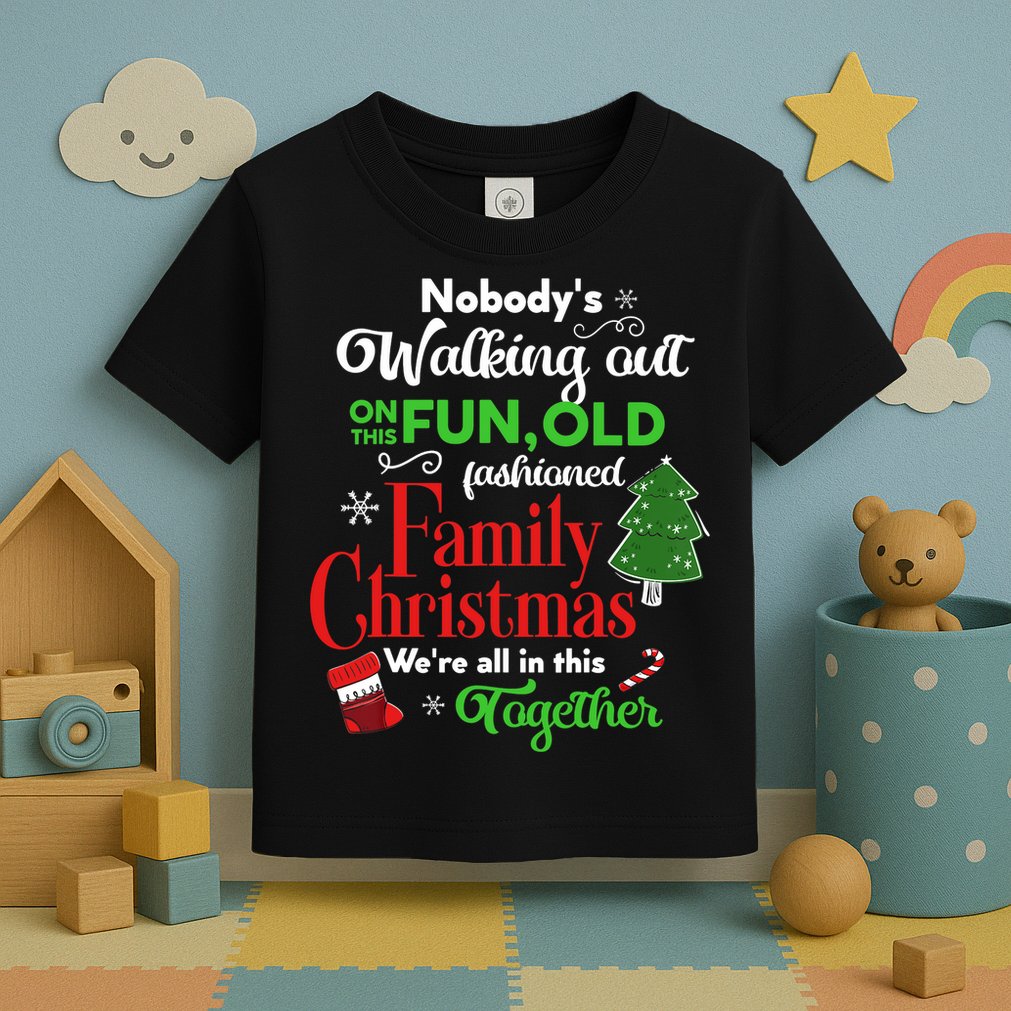 Family Christmas Vacation Pajamas Funny XMAS Ugly Christmas Toddler T-Shirt