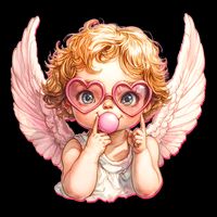 Funny Cute Valentines Day Cupid Bubble Gum Backpack