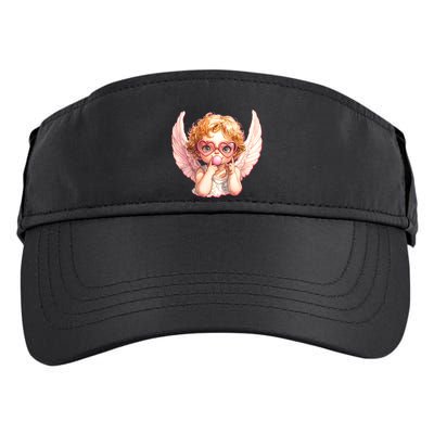 Funny Cute Valentines Day Cupid Bubble Gum Adult Drive Performance Visor