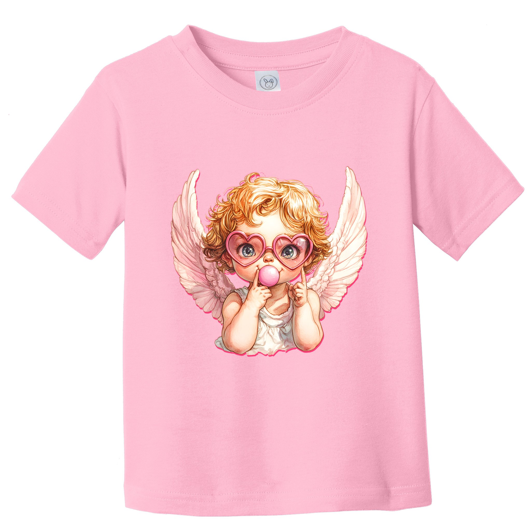 Funny Cute Valentines Day Cupid Bubble Gum Toddler T-Shirt