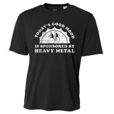 Funny Cute Vintage Retro Heavy Metal Or Heavy Metal Cooling Performance Crew T-Shirt