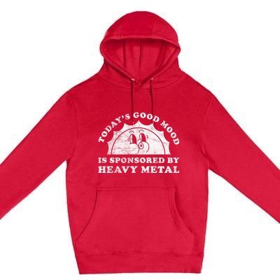 Funny Cute Vintage Retro Heavy Metal Or Heavy Metal Premium Pullover Hoodie