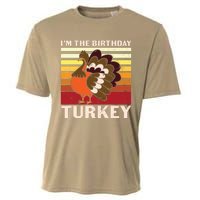 Funny Cute Vintage Thanksgiving I'm Birthday Turkey Cooling Performance Crew T-Shirt