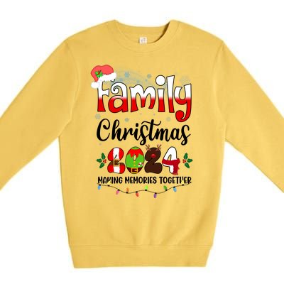 Family Christmas Vacation Trip 2024 Premium Crewneck Sweatshirt