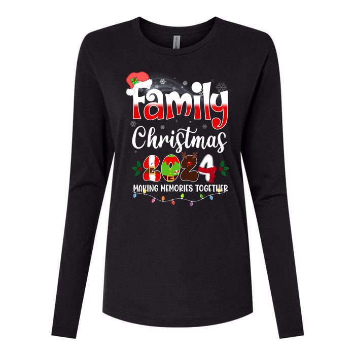 Family Christmas Vacation Trip 2024 Womens Cotton Relaxed Long Sleeve T-Shirt