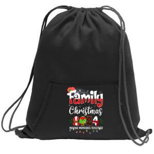 Family Christmas Vacation Trip 2024 Sweatshirt Cinch Pack Bag