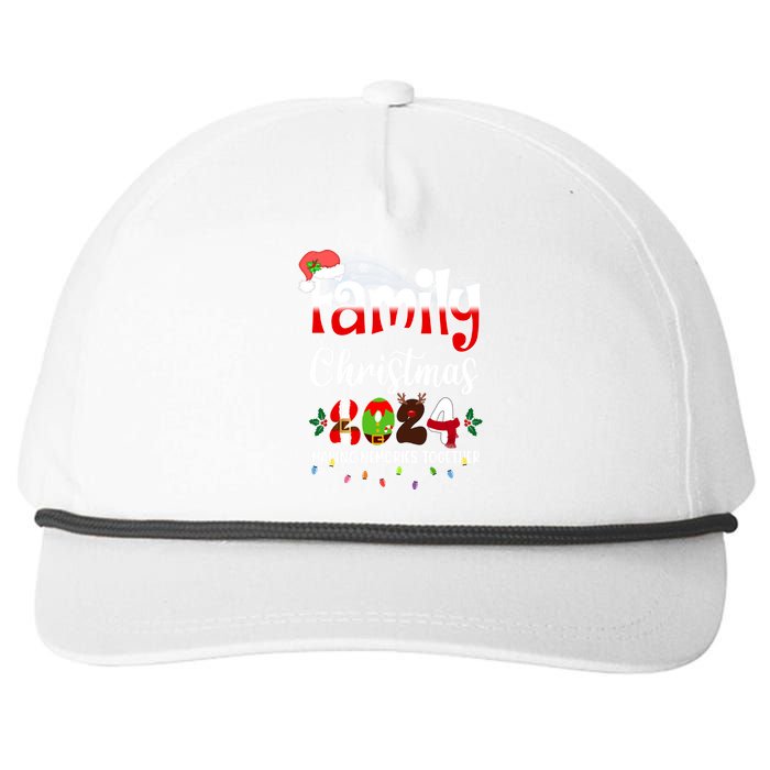 Family Christmas Vacation Trip 2024 Snapback Five-Panel Rope Hat