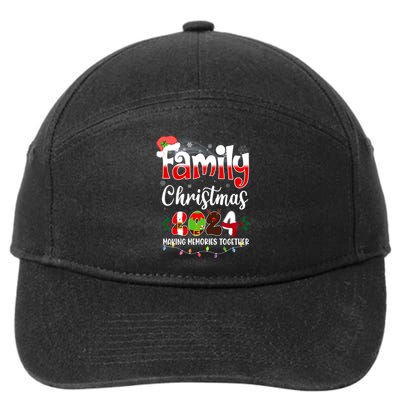 Family Christmas Vacation Trip 2024 7-Panel Snapback Hat