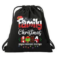 Family Christmas Vacation Trip 2024 Drawstring Bag