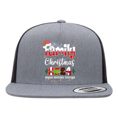 Family Christmas Vacation Trip 2024 Flat Bill Trucker Hat