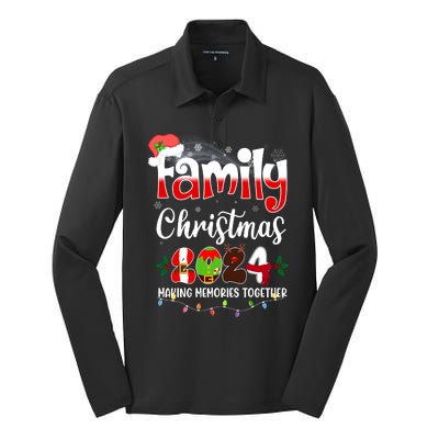 Family Christmas Vacation Trip 2024 Silk Touch Performance Long Sleeve Polo