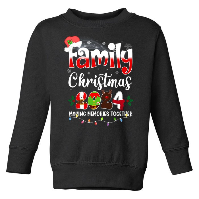 Family Christmas Vacation Trip 2024 Toddler Sweatshirt