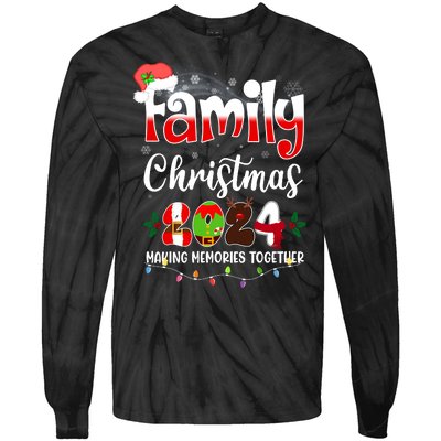 Family Christmas Vacation Trip 2024 Tie-Dye Long Sleeve Shirt