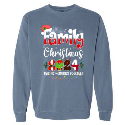 Family Christmas Vacation Trip 2024 Garment-Dyed Sweatshirt