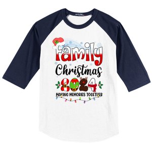 Family Christmas Vacation Trip 2024 Baseball Sleeve Shirt