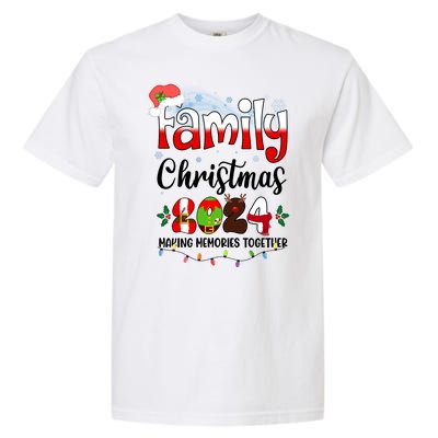 Family Christmas Vacation Trip 2024 Garment-Dyed Heavyweight T-Shirt