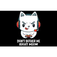 Funny Cat Video Gamer Dont Bother Me Right Meow Gits Bumper Sticker