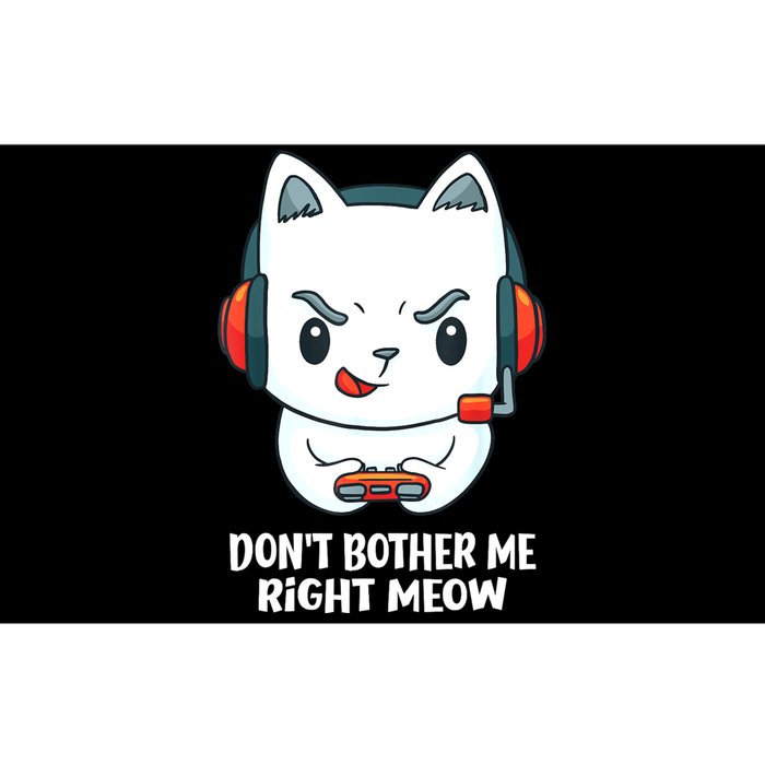 Funny Cat Video Gamer Dont Bother Me Right Meow Gits Bumper Sticker