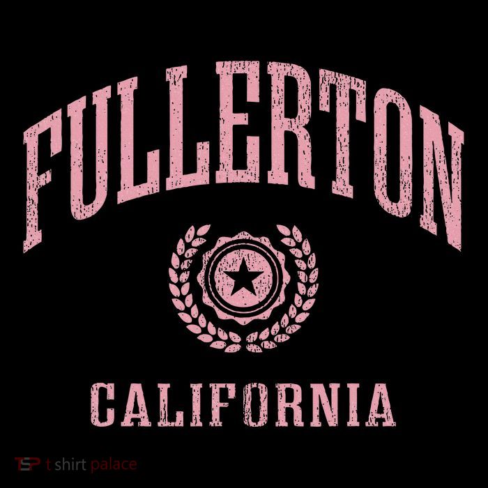 Fullerton Ca Vintage College Sports Design Poster