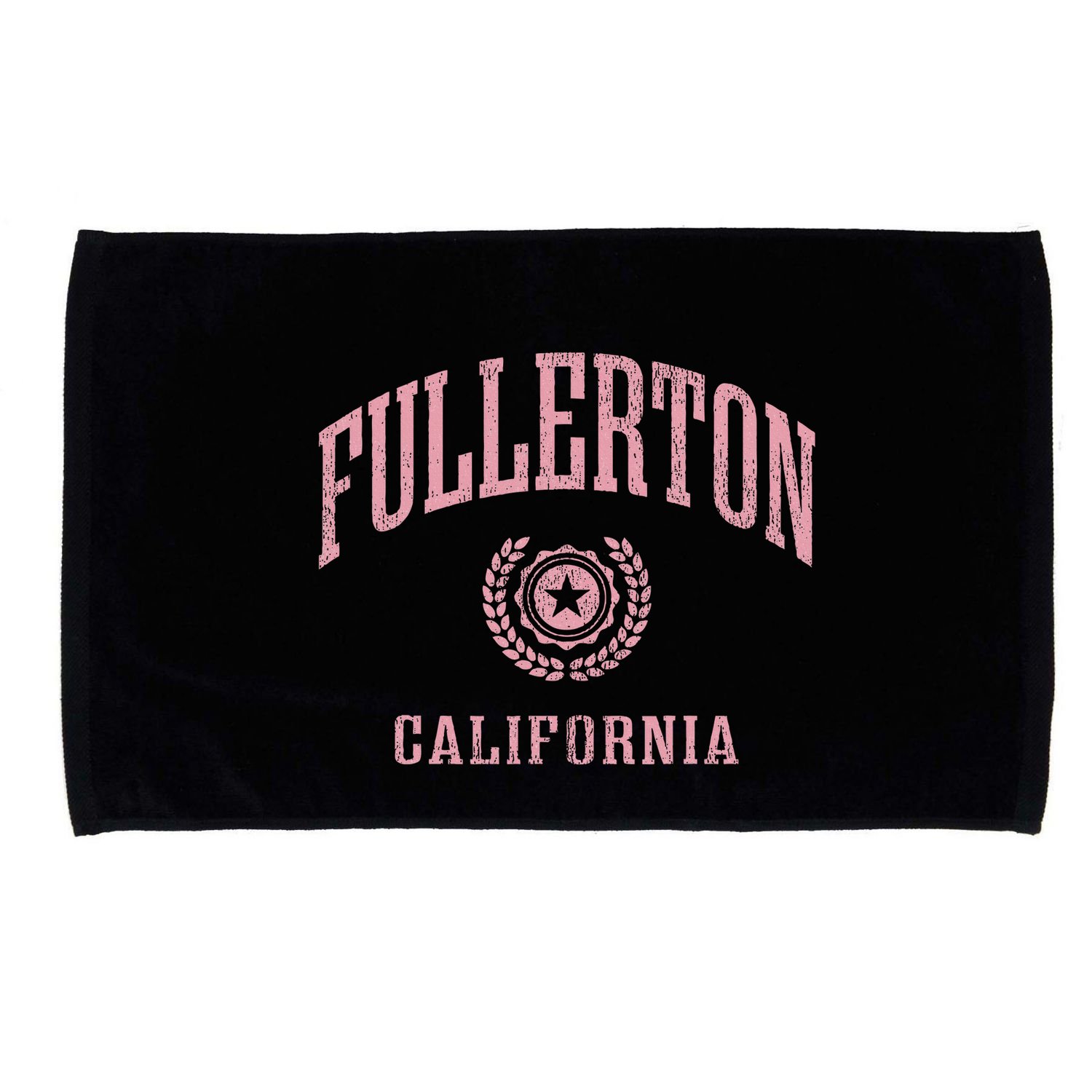 Fullerton Ca Vintage College Sports Design Microfiber Hand Towel