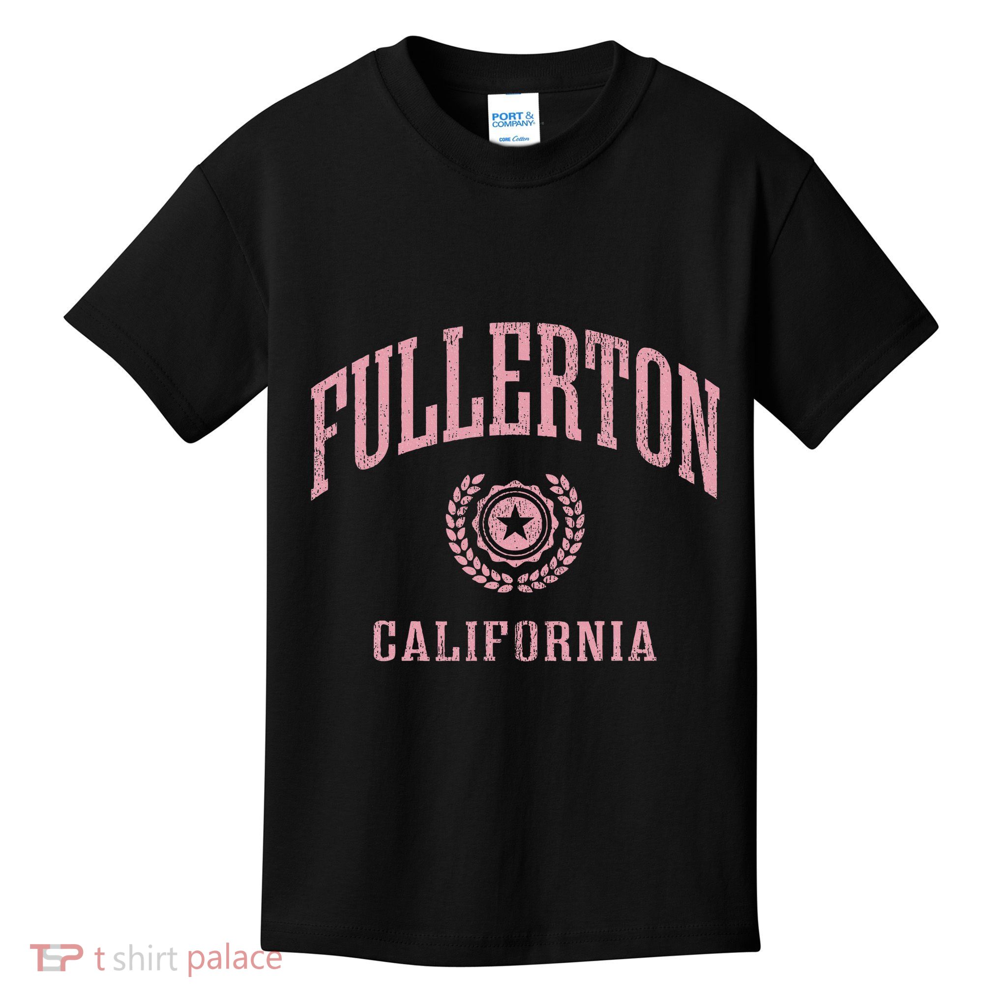 Fullerton Ca Vintage College Sports Design Kids T-Shirt