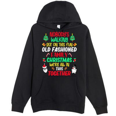 Family Christmas Vacation Pajamas Xmas Ugly Christmas Premium Pullover Hoodie