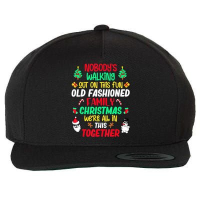 Family Christmas Vacation Pajamas Xmas Ugly Christmas Wool Snapback Cap