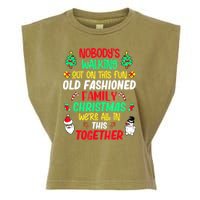 Family Christmas Vacation Pajamas Xmas Ugly Christmas Garment-Dyed Women's Muscle Tee