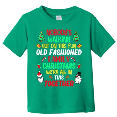Family Christmas Vacation Pajamas Xmas Ugly Christmas Toddler T-Shirt