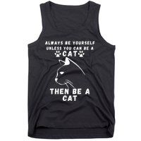 Funny Cat Vintage Funny Saying Cats Lovers Jokes Tank Top