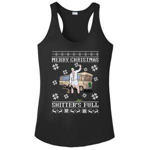 Funny Christmas Vacation Merry Christmas Shitters Full Christmas Ugly Ladies PosiCharge Competitor Racerback Tank