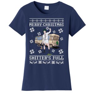 Funny Christmas Vacation Merry Christmas Shitters Full Christmas Ugly Women's T-Shirt