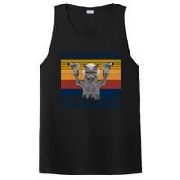 Funny Cat Vintage Pewpewpew Madafakas Cat Crazy Pew Vintage PosiCharge Competitor Tank