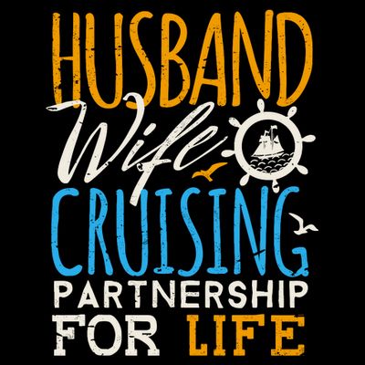 Family Cruise Vacation Husband Wife Cruising Couples T-Shirt