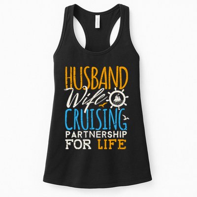 Family Cruise Vacation Husband Wife Cruising Couples Womens Tank Top