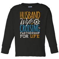 Family Cruise Vacation Husband Wife Cruising Couples Toddler Long Sleeve Shirt