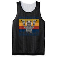 Funny Cat Vintage Pewpewpew Madafakas Cat Crazy Pew Vintage Mesh Reversible Basketball Jersey Tank