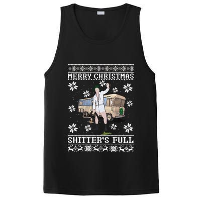 Funny Christmas Vacation Merry Christmas Shitters Full Christmas Ugly PosiCharge Competitor Tank