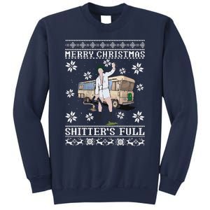 Funny Christmas Vacation Merry Christmas Shitters Full Christmas Ugly Sweatshirt