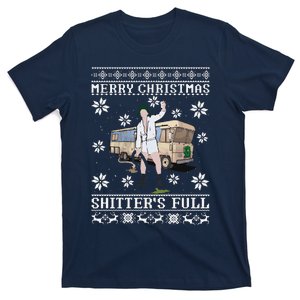 Funny Christmas Vacation Merry Christmas Shitters Full Christmas Ugly T-Shirt