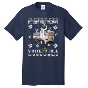 Funny Christmas Vacation Merry Christmas Shitters Full Christmas Ugly Tall T-Shirt