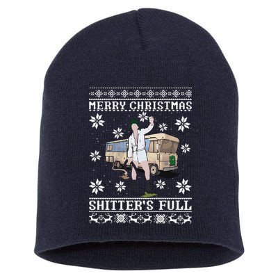 Funny Christmas Vacation Merry Christmas Shitters Full Christmas Ugly Short Acrylic Beanie