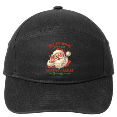 Funny Christmas Vintage Santa 7-Panel Snapback Hat