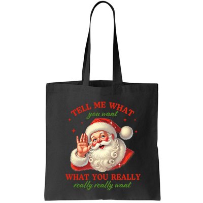 Funny Christmas Vintage Santa Bag