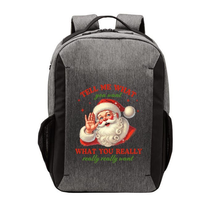 Funny Christmas Vintage Santa Vector Backpack
