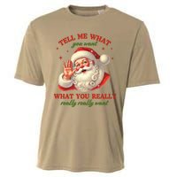 Funny Christmas Vintage Santa Cooling Performance Crew T-Shirt