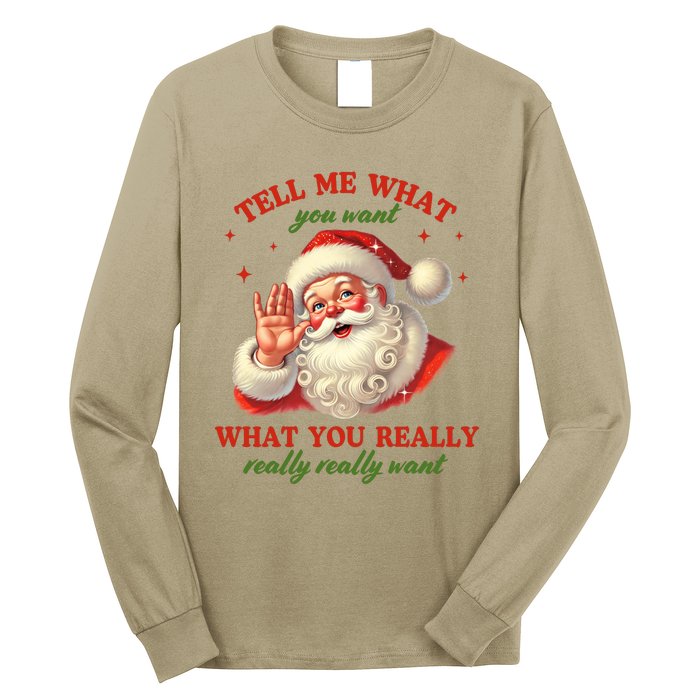 Funny Christmas Vintage Santa Long Sleeve Shirt