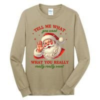 Funny Christmas Vintage Santa Tall Long Sleeve T-Shirt