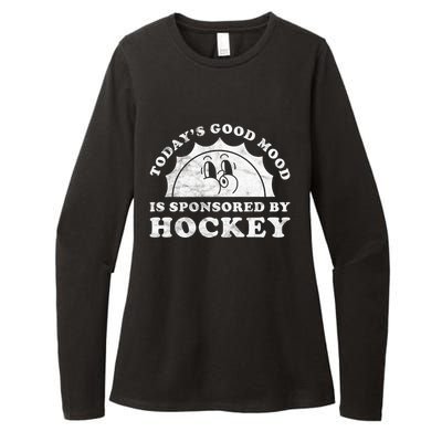 Funny Cute Vintage Retro Hockey Or Hockey Gift Womens CVC Long Sleeve Shirt