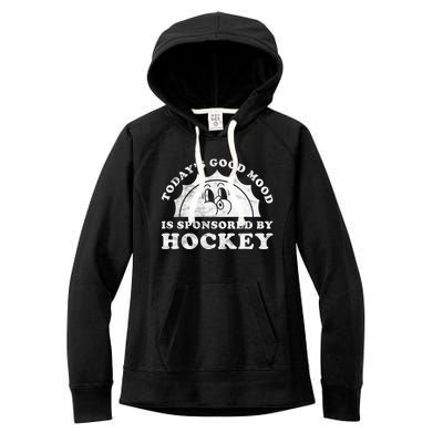 Funny Cute Vintage Retro Hockey Or Hockey Gift Women's Fleece Hoodie